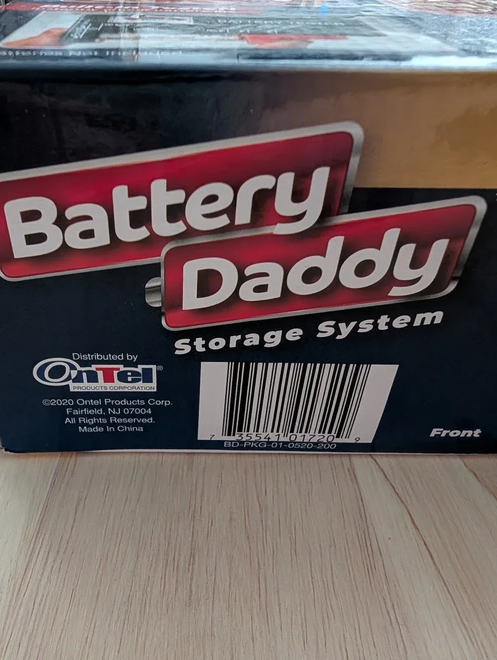 Battery Storage Box By Ontel # BADA-MP4. Stores& Organizes  180 Batteries